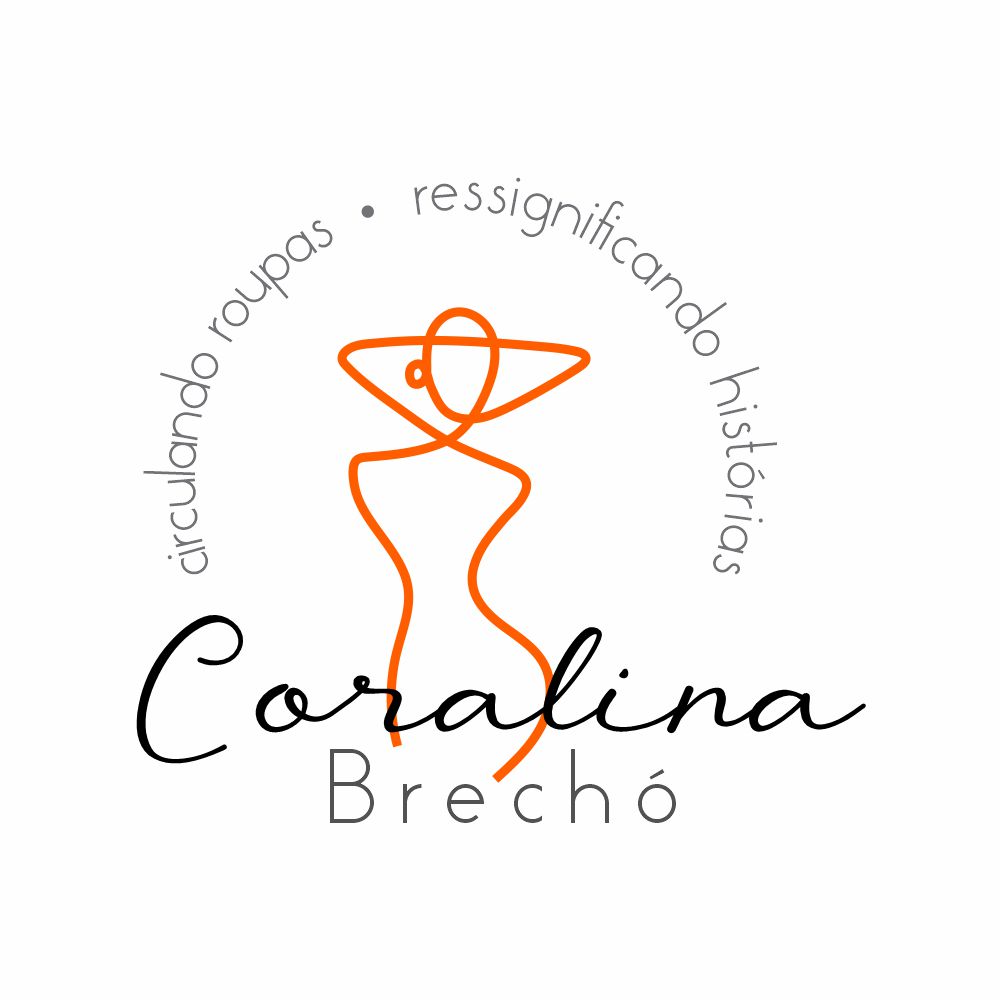 Logotipo Coralina Brechó